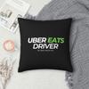 Uber Eats Driver Logo Food Delivery Driver Square Pillowcase Cushion Cover Pillow Case Throw Pillow Cover for Home Bedroom Car
