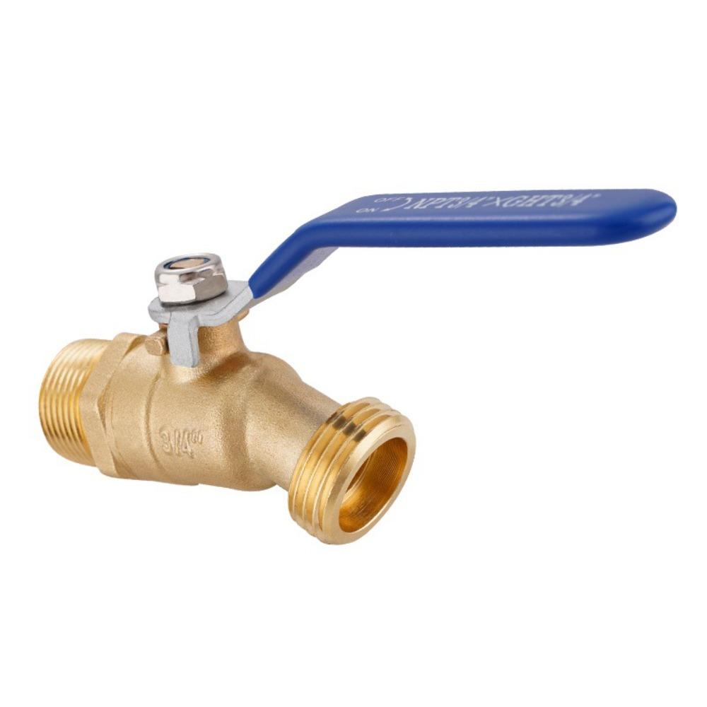 M5TF Адаптер для садового шланга 3/4 дюйма GHT Выход x NPT Вход Латунные шаровые краны для шланга Водопроводный соединитель Переключатели для слива