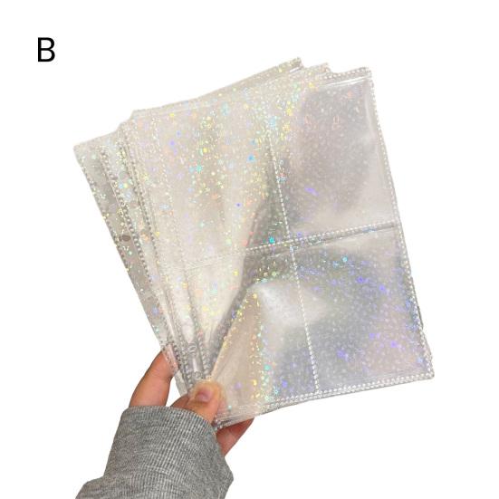 10 листов вложенных листов формата А5 прозрачные водонепроницаемые конверты для фотокарточек Idol Photo