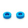 6pcs Aluminum Alloy Steering Knuckle Blue Bushing Gasket RC Car Upgrade Parts for Tamiya TT02