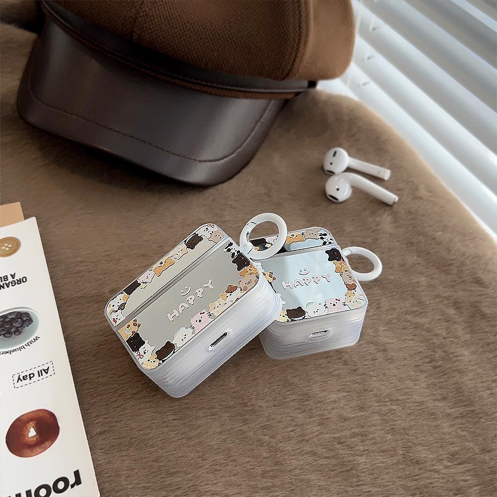 Зеркальный чехол для Apple AirPods 1/1 Bluetooth-гарнитуры pro1, новое 1-е поколение, с милым котенком