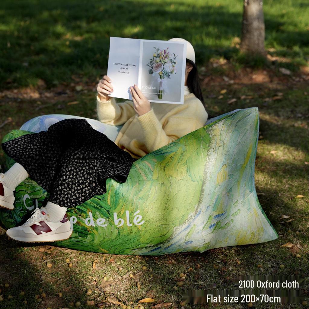 Портативный надувной диван-кровать для кемпинга на открытом воздухе и отдыха на пляже