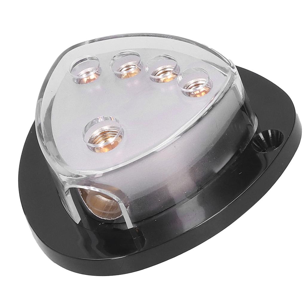 Power Fuse Distribution Block Holder 1 In 4 Way Out 0 4 AWG To 4 8 AWG for Cars Trucks Boats