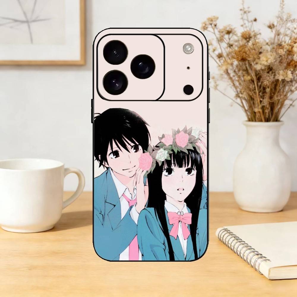 K-Kimi ni Todoke S-Sawako Чехол для телефона Силиконовый черный Мягкий Для IPhone 17,16,15,14,13,12,11,SE,Plus Pro Max