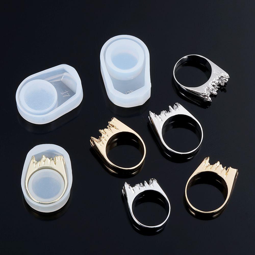 Модные УФ-эпоксидные кристаллические инструменты для изготовления ювелирных изделий, силиконовая форма, форма для кольца, смолы