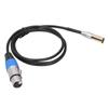3Pin Audio Cable Mini Male to XLR Female Zinc Alloy Housing Copper Shell Line Supplies1Meter