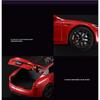 1/24 Scale Diecast Vehicle for Tesla Model S Model Car with Charging Station Collectible Sound Light Toy