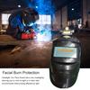 Auto-Darkening Welding Helmet with Headlight Lightweight Arc Proof Mask Multifunctional Welding Shield for Various Applications