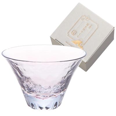 Toyo Sasaki Glass Удачи Фудзими Дизайн Сакура 10373 в Идеально для стакана для алкоголя, (Светло-фиолетовый), [Сделано в Японии, 90 мл, Влюбленные]