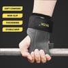 1 Dual Gym Grips Palm Guards Cowhide Palm Protector Weightlifting Gymnastics Workout Gloves Grips Fitness Training Equipment