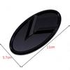 1Pc 3D ABS Car Front Hood Badge Sticker Rear Trunk Logo Emblem Decal Auto Decoration Accessories