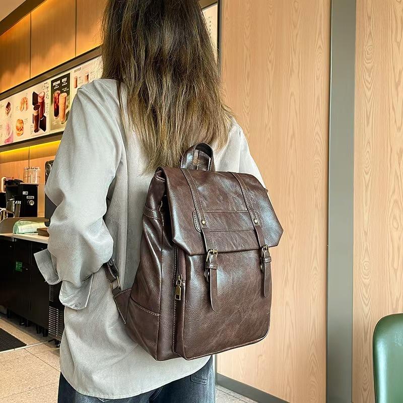 Сумка рюкзак униформа новый рюкзак в стиле колледжа ретро мягкая кожа повседневная женская сумка Кембриджский школьный рюкзак