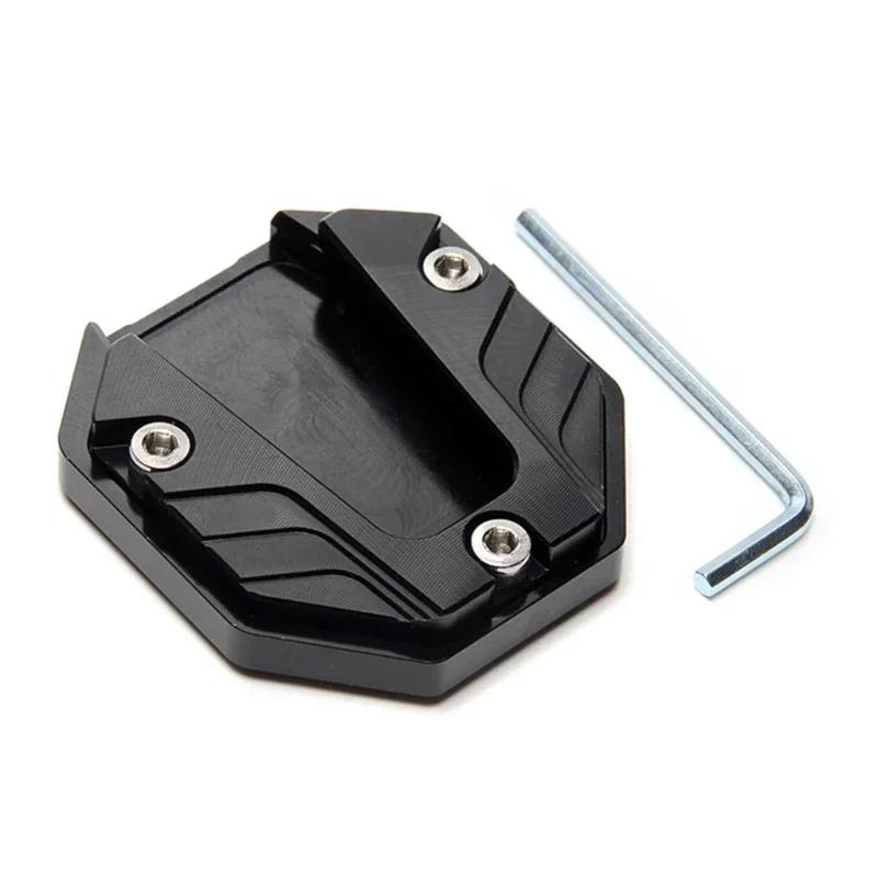 Aluminum Alloy Universal Bike Kickstand Foot Grip Enhanced Stability Adjustable Side Stand Scooter Motorcycle Motor Scooters