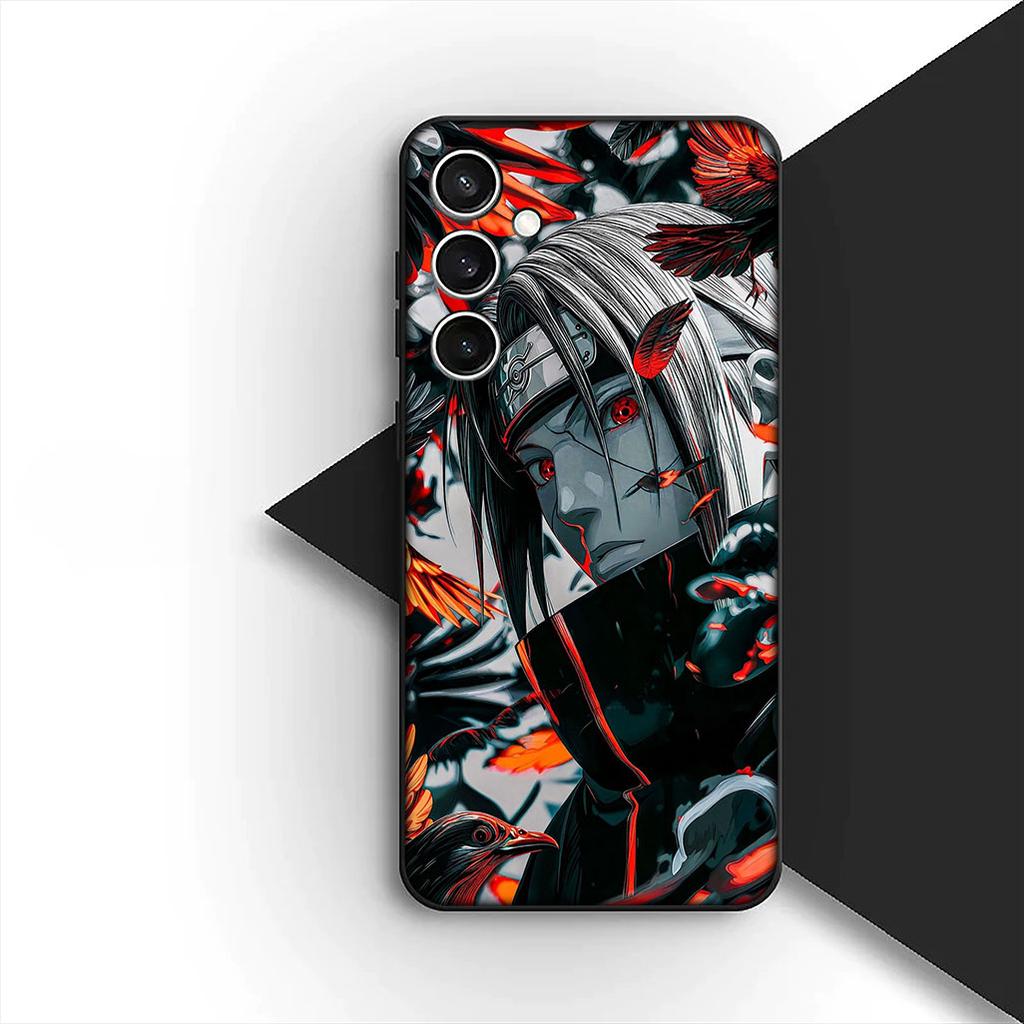 Cover for Samsung Galaxy S20 S22 S21 FE Ultra Plus A07 A17 A15 A16 A25 A57 A37 Casing Phone Case Uchiha Itachi Narutos Sasuke