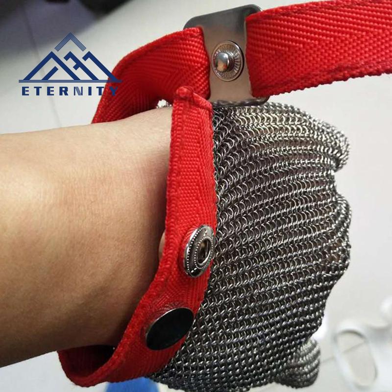 Safety Stainless Steel Wire Mesh Butcher Anti-cutting Chain Mail Glove