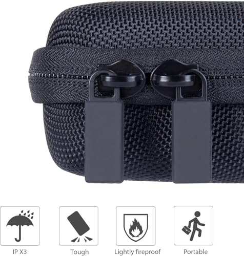 Co2CREA Чехол для хранения, совместимый с минималистичной беспроводной клавиатурой с подсветкой Logitech MX KEYS mini KX700GR/KX700GRd, черный (Только случай)