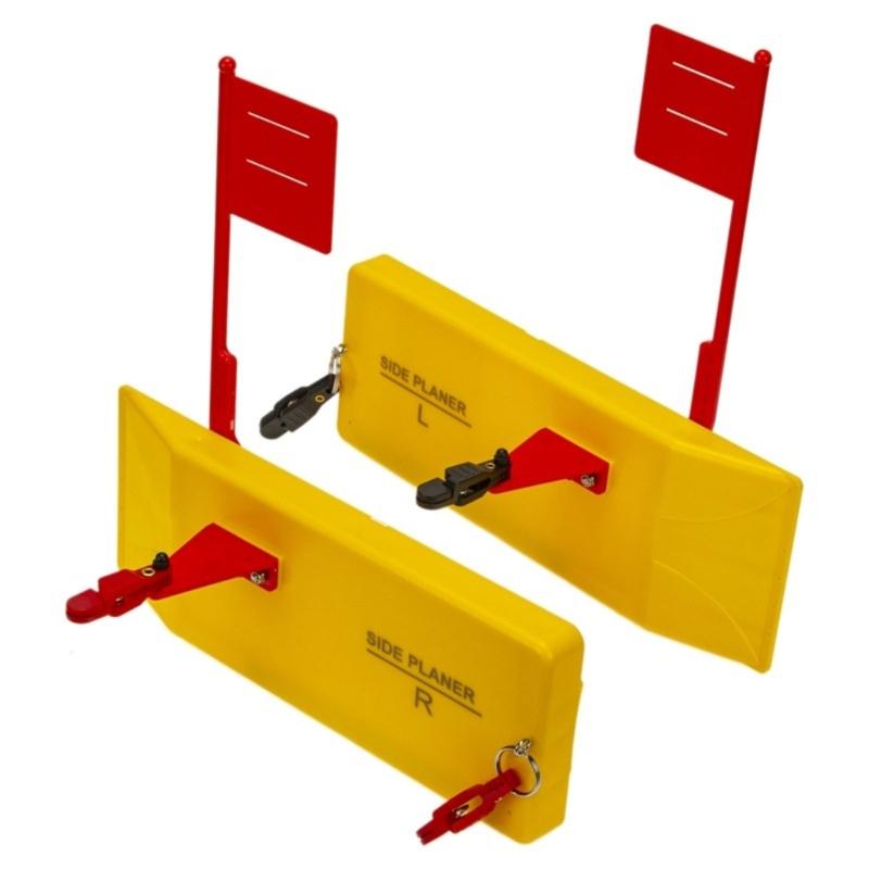 Левая/Правая Вставная Доска-Планер Доска-Грузило для Троллинга для Рыбалки Боковая Доска-Планер для Рыбалки Доска-Планер с Флагами