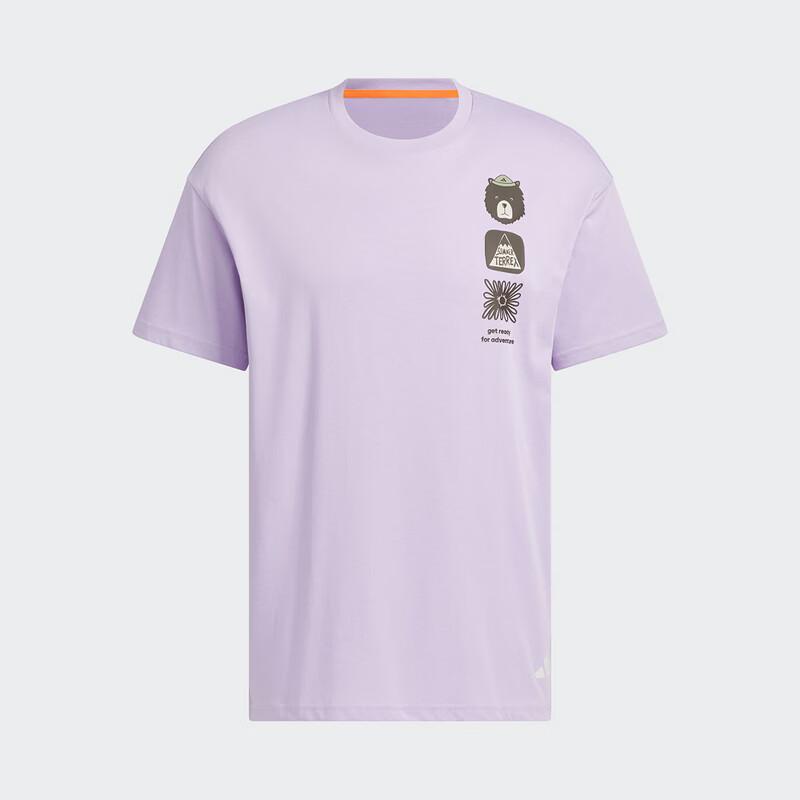 adidas Мужская футболка с коротким рукавом серии Outdoor MT GFX TEE