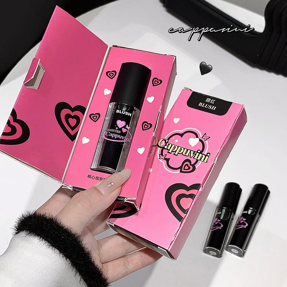 CAPPUVINI Жидкие румяна, меняющие цвет, меняющие температуру. Натуральные, не выцветающие румяна.