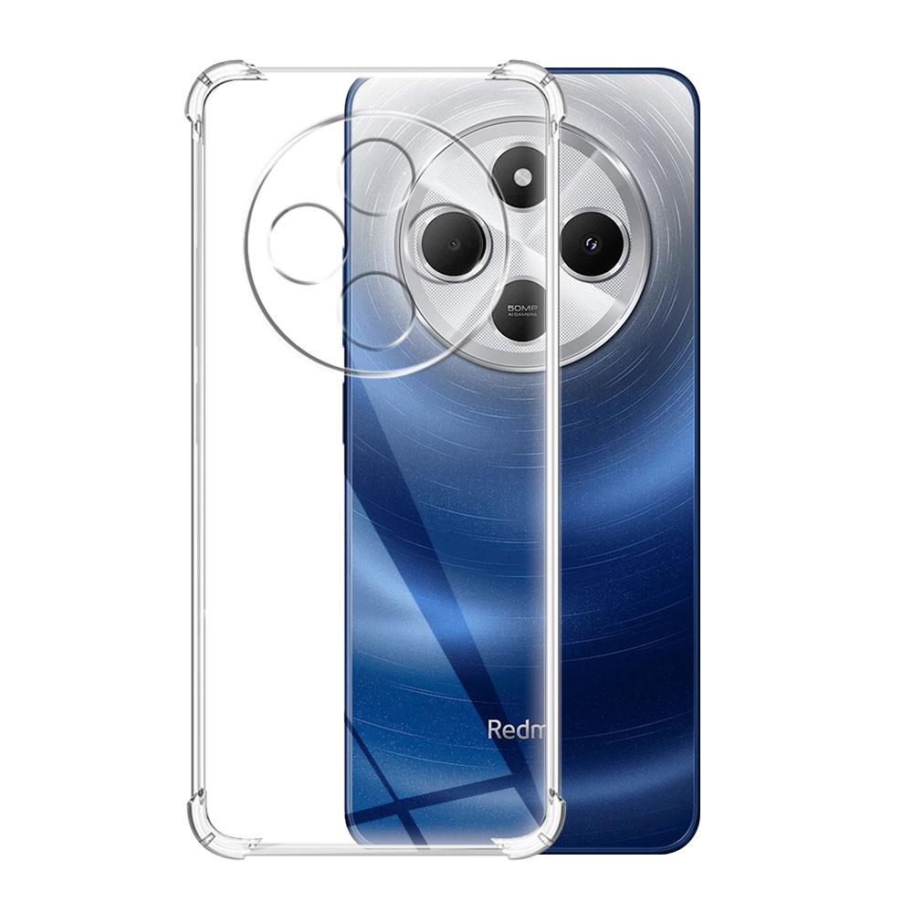 Clear Shockproof Airbag Case For Redmi 14C Poco C75 Soft Silicone Phone Cover For Xiaomi Redmi 14R 5G Protector Crystal Fundas