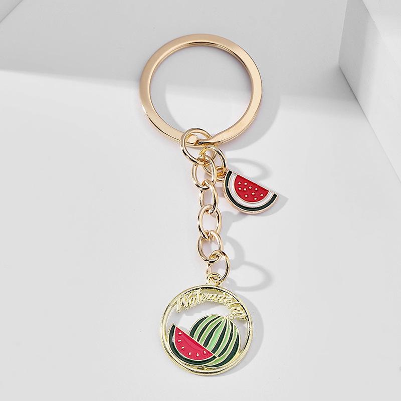 Брелок для ключей Creative Alloy Dropping Fruit Cartoon - корейский брелок для ключей от машины и сумки