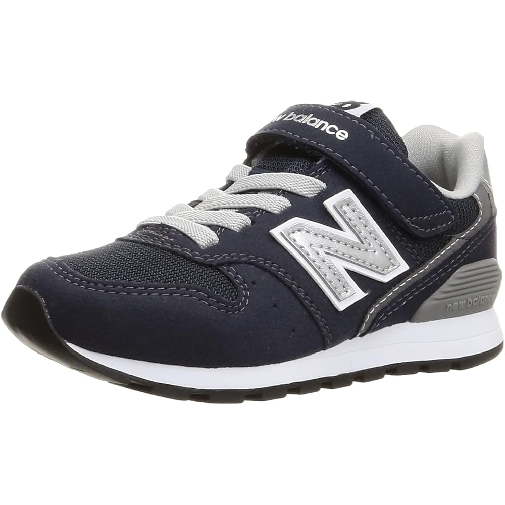 New Balance Kids YV996 Sneakers Navy Rubber Laces Velcro Closure Size 20.0 cm