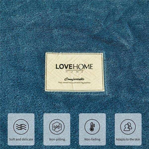 Warm Flannel Fitted Sheet with Elastic Band for Single/Double Bed Super Soft Warm Fitted Protector Cover Skin-friendly Mattress Cover