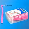 20pcs L Shaped Interdental Brush Cleaning Teeth Gap Soft Brush Portable Interdental Oral Hygiene Cleaning Toothpick Tools