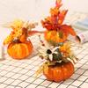 Thanksgiving Holiday Pumpkin Party Furniture Maple Leaf Sunflower Ornament Decor