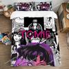 Пододеяльники Комплект постельного белья Двуспальный размер Tomie Комплекты постельного белья Модный комплект пододеяльников Наволочка Художественное одеяло Queen Домашний текстиль026
