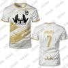 Summer New Maillo Jul T-shirt For Children Football Jersey Casual Outdoor Sports Quick-Drying For Daily Training Kids/Adult Tops