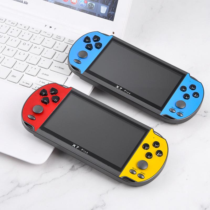 Портативная ретро игровая консоль X7plus 5,1 дюйма Винтажная портативная игровая система