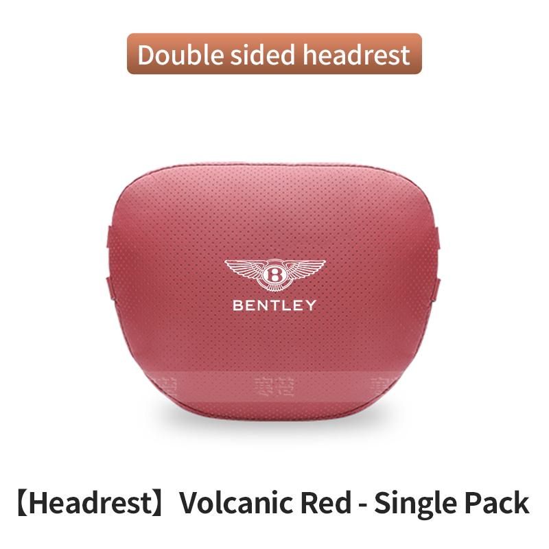 For Bentley Continental GT MULLINER Bentayga Flying Hurtling Spurlogo Car Headrest Neck Support Lumbar Cushion Soft Neck Pillow MY5