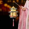 Paper Middle Autumn Festival Lantern 3D Ancient Style Handheld Lantern  Women