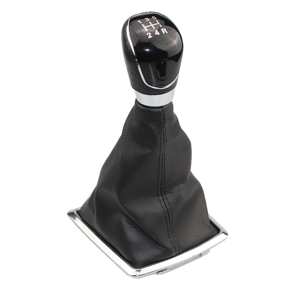 New High-Quality Accessories5/6 Speed Car Gear Shift Knob  Lever Shifter Collar Gaitor Boot For Ford Fiesta MK7 Focus MK2 Galaxy