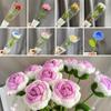 Rose Wedding Decoration Woven Hand Knitting Rose Artificial Flower Fake Flowers Knitting Flower