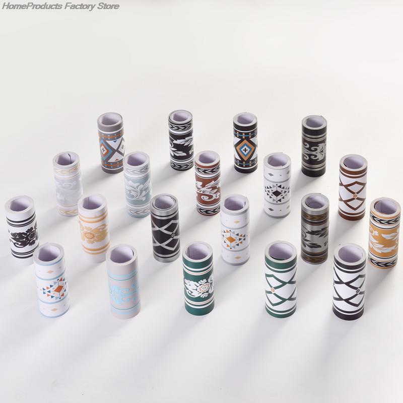 10M ПВХ водонепроницаемый пояс самоклеящийся плинтус поясной линии обои декор гостиной виниловые настенные наклейки на стену