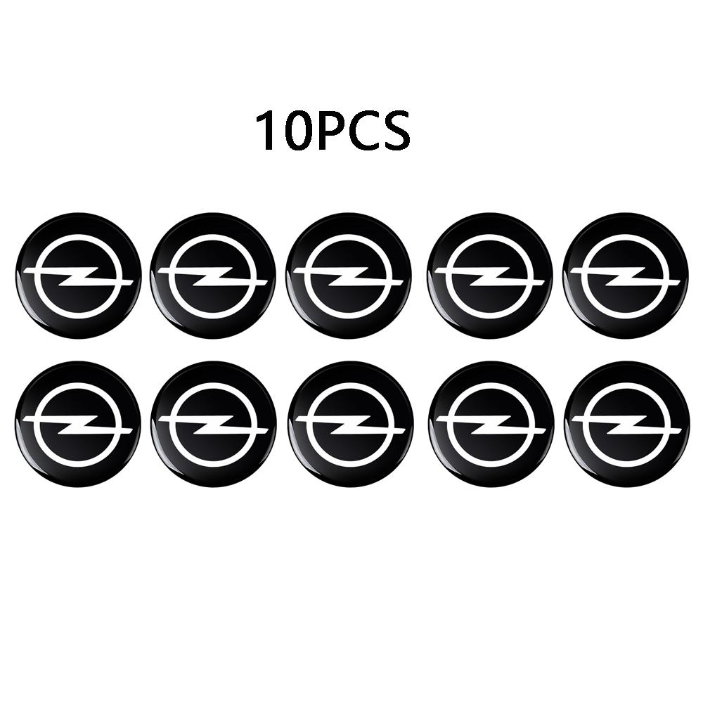 cwdf10 10Pcs For Opel OPC Astra K Vivaro Corsa Zafira Insignia Vectra Car Styling Key Remote Control Sticker Emblem Decor Accessories