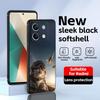 Смешные кошачьи мемы Чехол для телефона Для Redmi Note 14 13 12 11 Pro Plus S 5G 14C A3 Мягкий черный чехол для телефона
