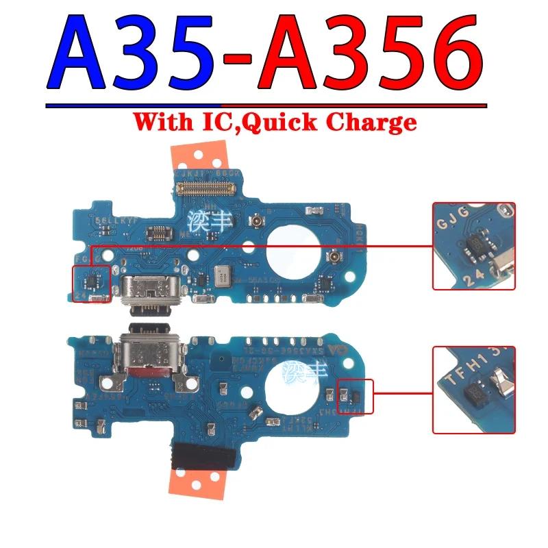 USB-док-станция и зарядный порт для Samsung Galaxy A54 A05 A05S A04 A04E A04S A14 A24 A34 A15 A25 A35 A55 4G 5G Модуль платы зарядки