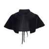 Velvet Velour Cape Vampire Knight Cloak Halloween Grim Reaper Role Play Cape for Adults Kids