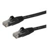 STARTECH Câble Réseau Cat6 Gigabit UTP - Sans Crochet - 10 M - Cordon Ethernet RJ45 Anti-accroc - Câble Patch Mâle / Mâle - Noir