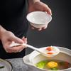 Керамическая большая суповая ложка с длинной ручкой, ложка для сервировки, половник для каши, кухонная посуда для дома, 1 шт.