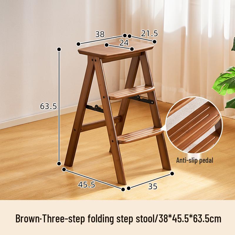 Multifunctional Household Foldable Stool & Ladder for Kitchen and Bar Use
