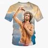 Funny Jesus 3D Print T Shirt Men Women Clothing Casual T-Shirts Fashion Harajuku Streetwear T-Shirts