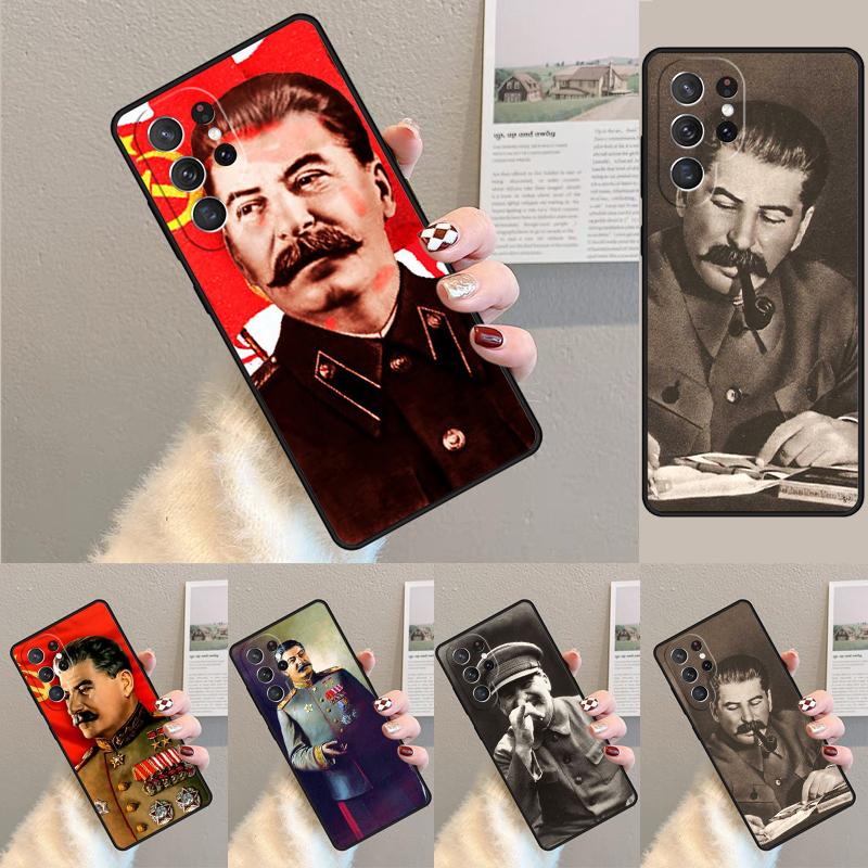 Русский Сталин СССР ТПУ Чехол для телефона Для Samsung Galaxy note 10 pro S26 S25 S24 S23 S22 Ultra Plus S21 FE S20 Ударопрочный Чехол