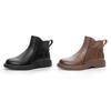 Autumn and Winter Retro Soft Leather Women's Boots 2025 New Style Versatile, Chunky, Fashionable and Simple Women's Ankle Boots