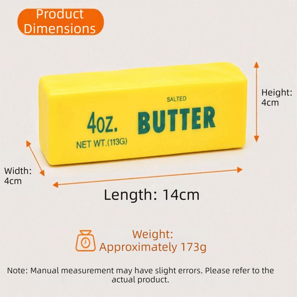 Shapable Crunchy Squeeze Toy Hand Relax Blocks Filled Squishy Butter Stick Squishy Children Gifts