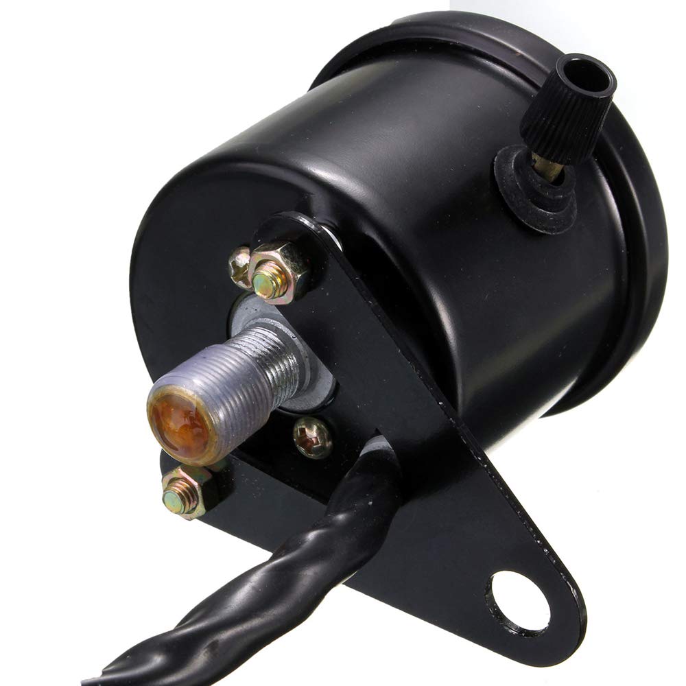 HANSWD Мини-спидометр, Механический, Велосипедный счетчик, Для мотоциклов, Подсветка, Одометр, Универсальное использование, 12 В,