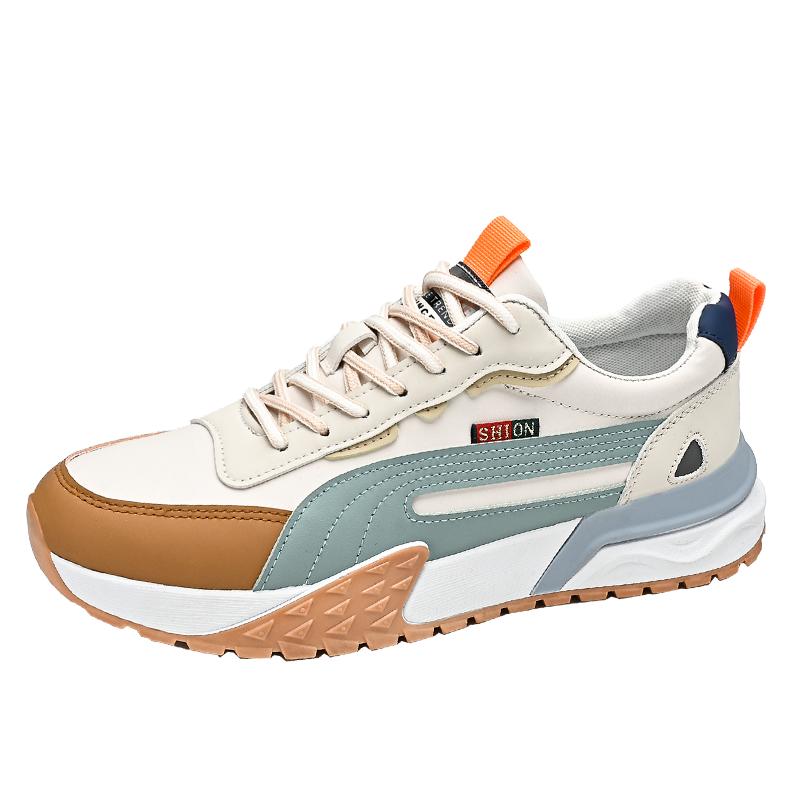 Sport Shose Fashion Lace-Up Mesh Outdoor Casual Shoes Waterproof Non-Slip Thick-Soled Rebound Men Shoes Sneakers For Mens